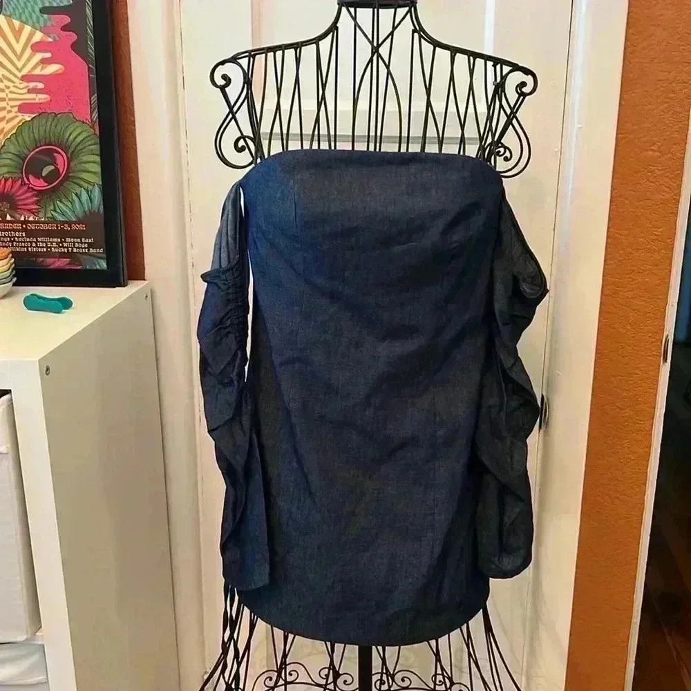 C/MEO Collective Blue Mini Dress